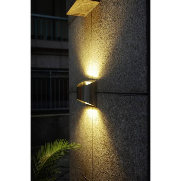Lutec Dodd ST5006 SMD LED-utomhusväggbelysning 7.5 W Rostfritt stål