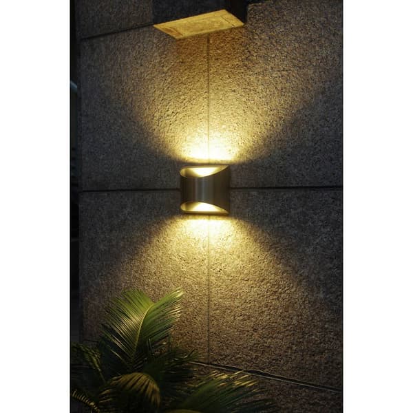 Lutec Dodd ST5006 SMD LED-utomhusväggbelysning 7.5 W Rostfritt stål