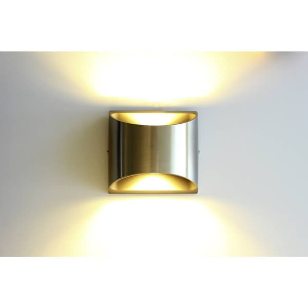 Lutec Dodd ST5006 SMD LED-utomhusväggbelysning 7.5 W Rostfritt stål