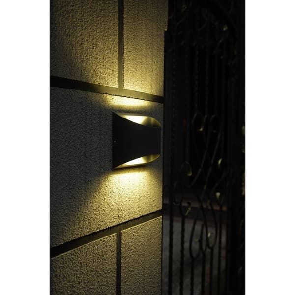 Lutec Bonn AL5006 GR SMD LED-utomhusväggbelysning 7.5 W Antracit