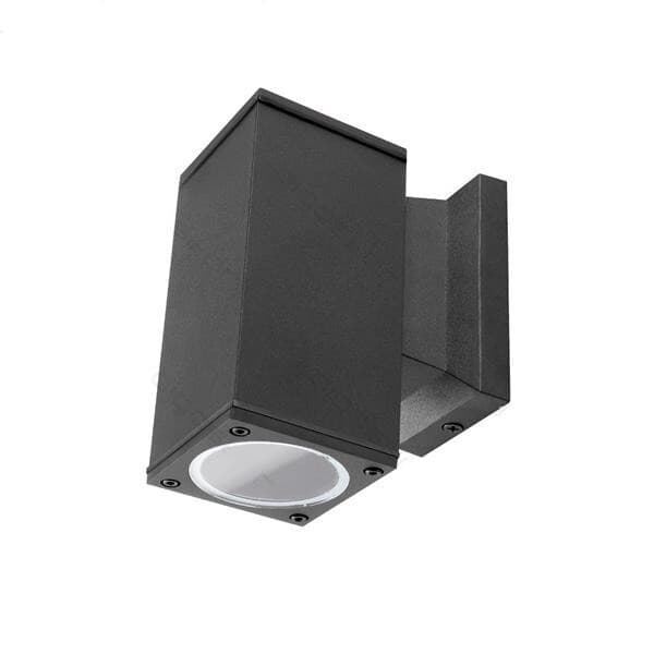 Vägglampa svart