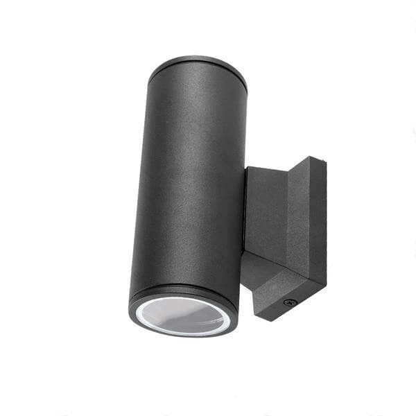 Vägglampa Svart dubbel GU10