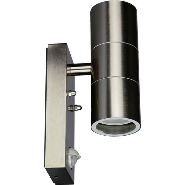 V-TAC VT-7622PIR 7503 LED-utomhusväggbelysning GU10 Rostfritt stål