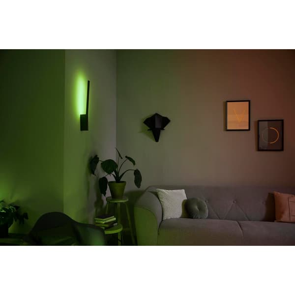 Philips Hue WCA Liane Vegglampe 12W Sort