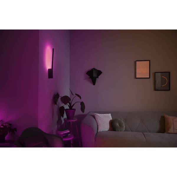 Philips Hue WCA Liane Vegglampe 12W Sort