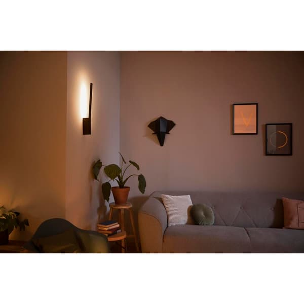 Philips Hue WCA Liane Vegglampe 12W Sort