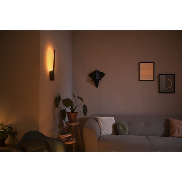 Philips Hue WCA Liane Vegglampe 12W Sort