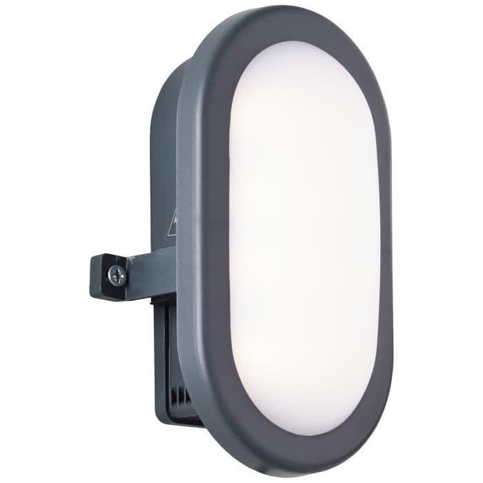 BRILLIANT - TILBURY Ytterväggslampa - antracit/vit färg - plast LED 1x5W
