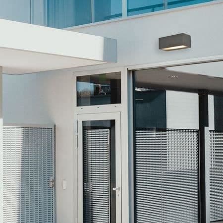 COREP - Ytterväggslampa - Aluminium - E27-15W - Antracit