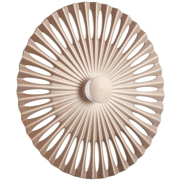 BRILLIANT lampa Phinx LED vägglampa 32cm brun / kaffe | 1x 12W LED integrerad, (1282lm, 3000K) | Skala A ++ till E | Dekorativ bakgrundsbelysning på v