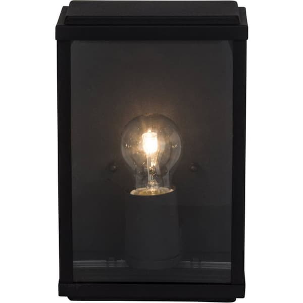 BRILLIANT lampuu Gaia ulkoseinävalaisin musta | 1x A60, E27, 60W, sopii normaaleille lampuille (ei sisälly) | Asteikko A ++ E | IP-suojausluokka: 44 -