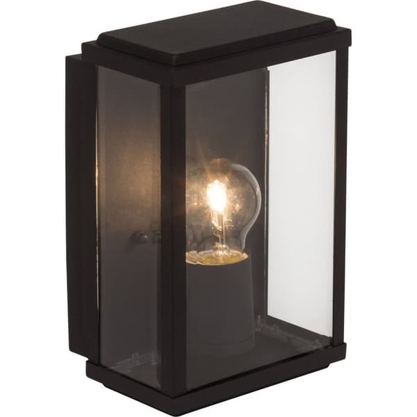 BRILLIANT lampuu Gaia ulkoseinävalaisin musta | 1x A60, E27, 60W, sopii normaaleille lampuille (ei sisälly) | Asteikko A ++ E | IP-suojausluokka: 44 -