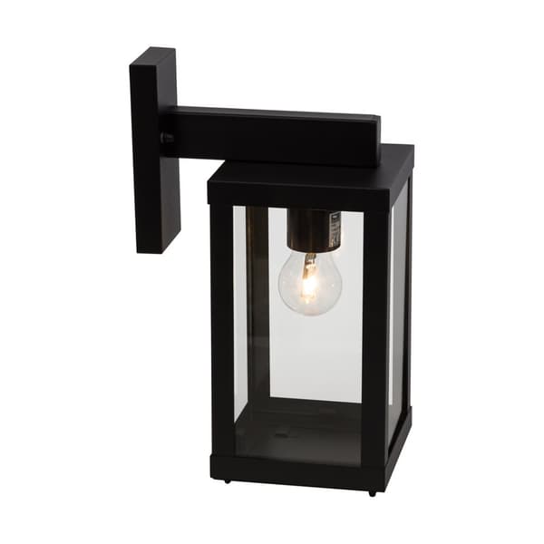 BRILLIANT lampa Gaia utomhusvägglampa hängande svart | 1x A60, E27, 60W, lämplig för normala lampor (ingår ej) | Skala A ++ till E | IP-skyddsklass: 4