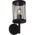 Miniatyrbillede 1 af 2: BRILLIANT lampe Reed udendørs væglampe stående sort mat | 1x A60, E27, 60W, egnet til normale lamper (medfølger ikke) | Skala A ++ til E | IP beskytte