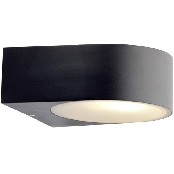 BRILLIANT lampuu Tyler ulkoseinävalaisin musta | 1x A60, E27, 60W, sopii normaaleille lampuille (ei sisälly) | Asteikko A ++ E | IP-suojausluokka: 44