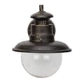 Miniatyrbillede 3 af 6: BRILLIANT lampe Artu udendørs væglampe hængende sort guld | 1x A60, E27, 60W, egnet til normale lamper (medfølger ikke) | Skala A ++ til E | IP beskyt