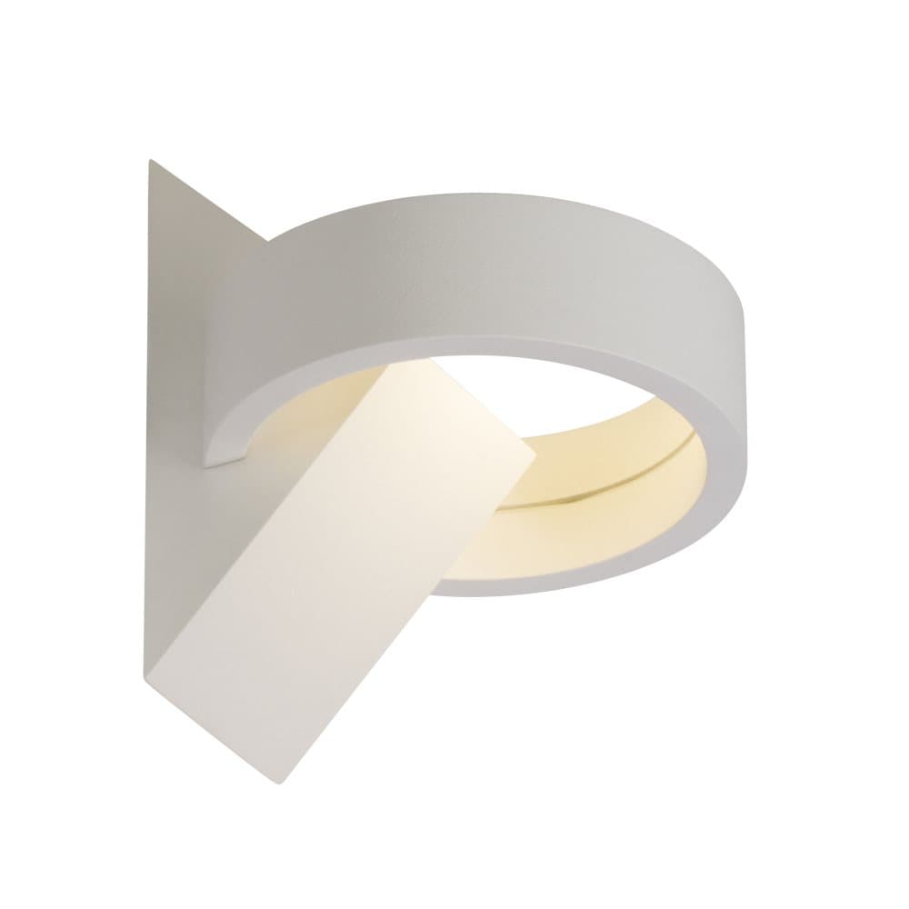 AEG lampa Yul LED-vägglampa vit | 1x 6W LED integrerad (COB-chip), (630lm, 3000K) | Skala A ++ till E | Indirekt ljus