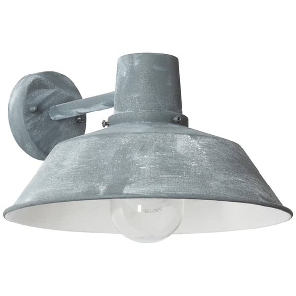 BRILLIANT lampa Humphrey utomhusvägg ljus hängande grå betong | 1x A60, E27, 60W, lämplig för normala lampor (ingår ej) | Skala A ++ till E | IP-skydd