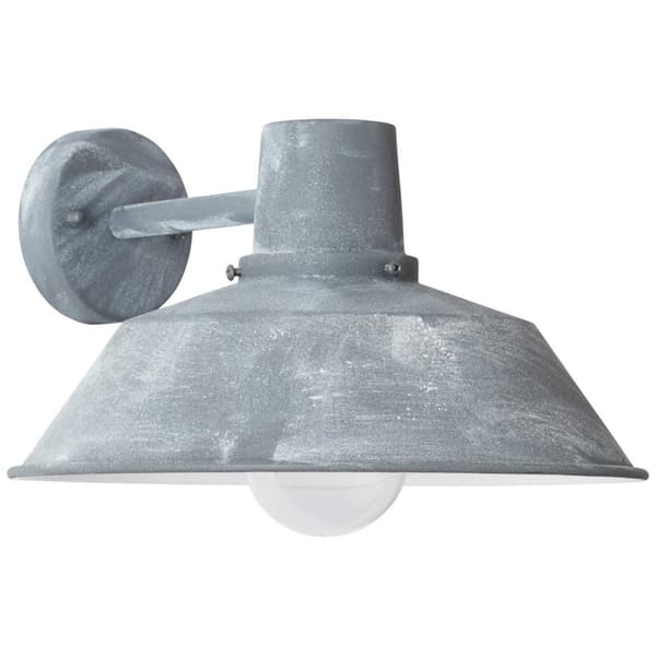 BRILLIANT lampa Humphrey utomhusvägg ljus hängande grå betong | 1x A60, E27, 60W, lämplig för normala lampor (ingår ej) | Skala A ++ till E | IP-skydd