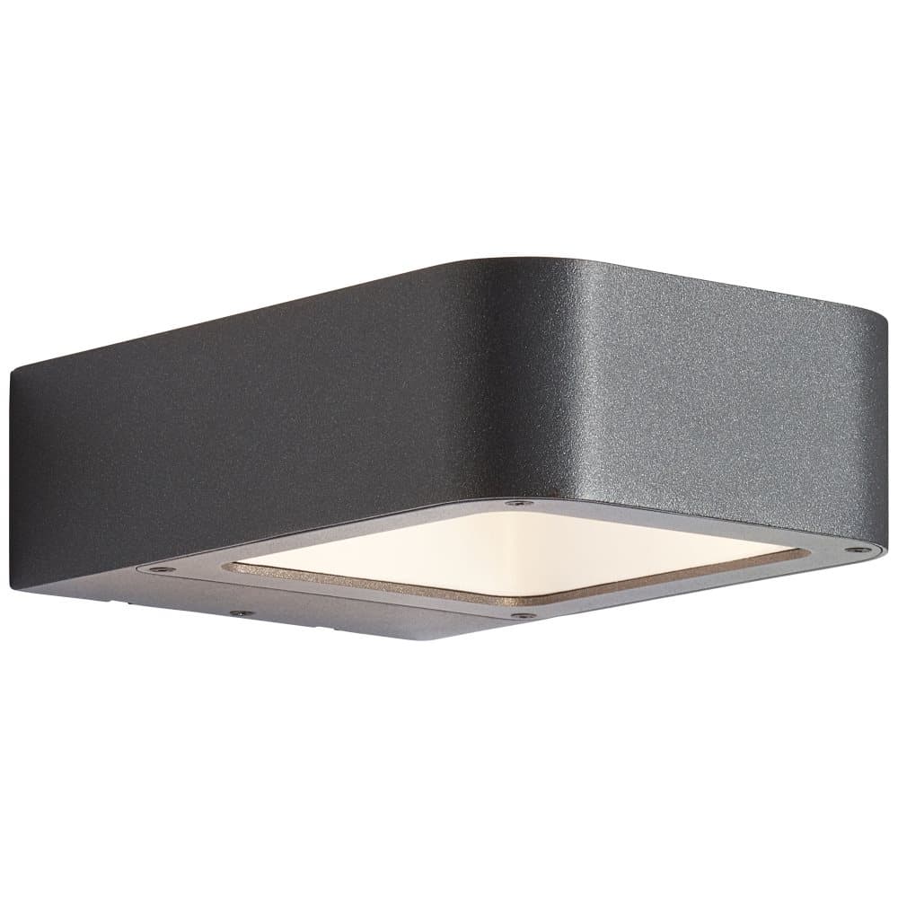 AEG lampa Phelia LED-vägglampa utomhus antracit | 1x 6W LED integrerad, (560lm, 3000K) | Skala A ++ till E | IP-skyddsklass: 54 - stänkskydd
