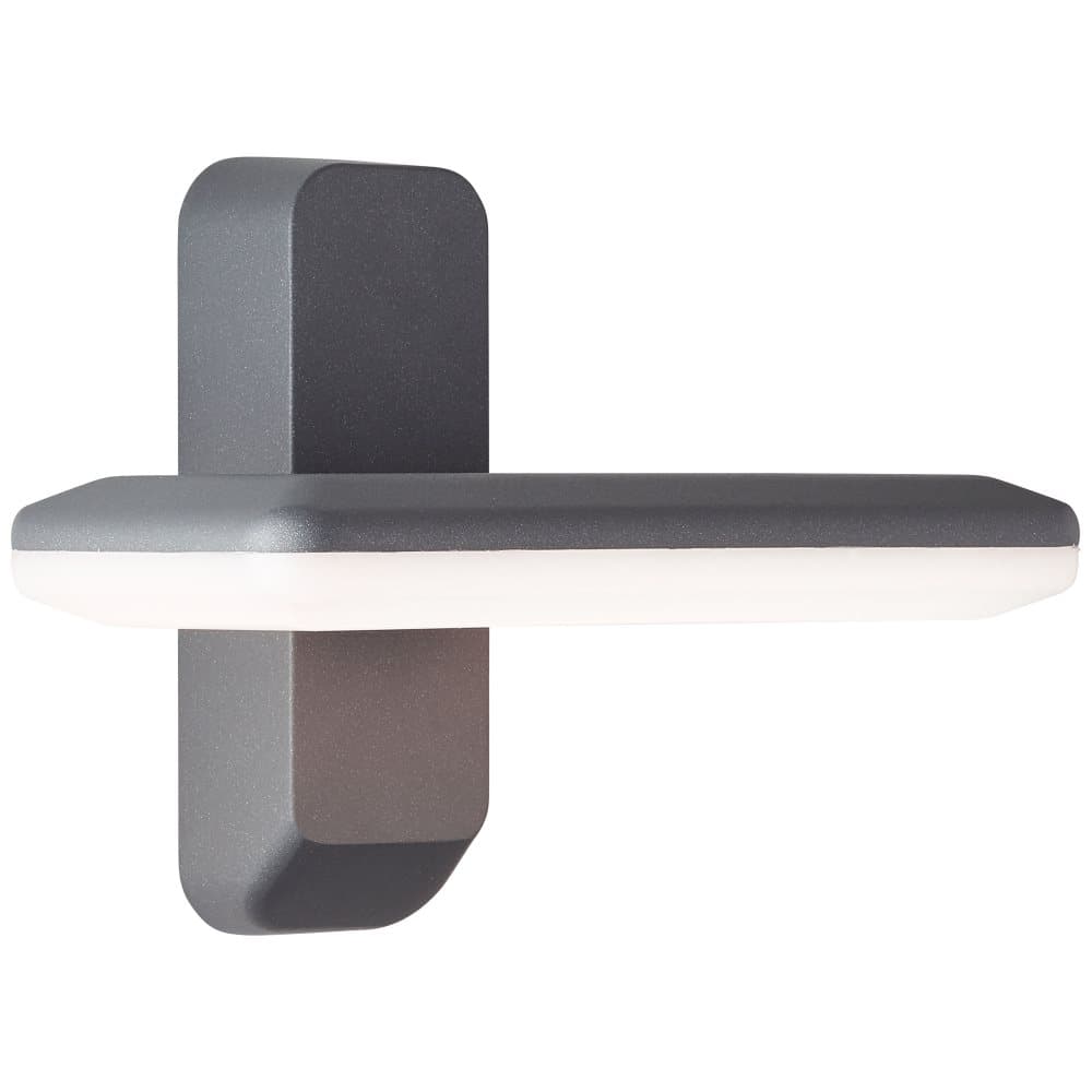 AEG lampa Gladi LED-vägglampa utomhus antracit | 1x 12,5 W LED integrerad, (1200lm, 3000K) | Skala A ++ till E | IP-skyddsklass: 54 - stänkskydd