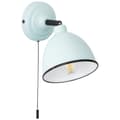 Miniatyrbillede 10 af 11: BRILLIANT lampe Telio væglampe trækkontakt lys blå | 1x D45, E14, 28W, velegnet til dryplamper (medfølger ikke) | Skala A ++ til E | Med trækkontakten