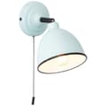 Miniatyrbillede 1 af 11: BRILLIANT lampe Telio væglampe trækkontakt lys blå | 1x D45, E14, 28W, velegnet til dryplamper (medfølger ikke) | Skala A ++ til E | Med trækkontakten
