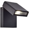 Miniatyrbillede 3 af 11: BRILLIANT lampe Toya LED udendørs vægspot sort | 1x 7W LED integreret, 736lm, 4200K | IP beskyttelsesklasse: 44 - stænkskærm | Drejeligt hoved