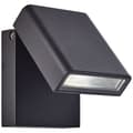 Miniatyrbillede 9 af 11: BRILLIANT lampe Toya LED udendørs vægspot sort | 1x 7W LED integreret, 736lm, 4200K | IP beskyttelsesklasse: 44 - stænkskærm | Drejeligt hoved