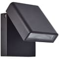 Miniatyrbillede 10 af 11: BRILLIANT lampe Toya LED udendørs vægspot sort | 1x 7W LED integreret, 736lm, 4200K | IP beskyttelsesklasse: 44 - stænkskærm | Drejeligt hoved