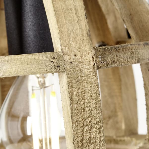 BRILLIANT lampe Matrix Wood vægspot sort / natur | 1x D45, E14, 40W, egnet til dryplamper medfølger ikke Drejeligt hoved | Velegnet til LED-lamper