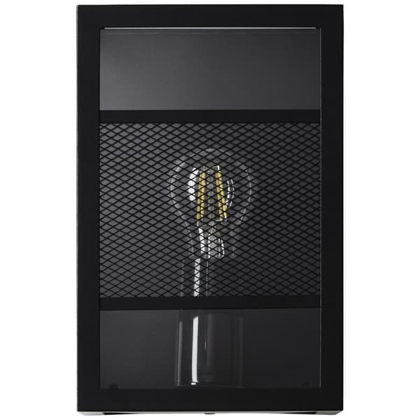 BRILLIANT lampe, Getta udendørs væglampe sort, metal/plastik, 1x A60, E27, 40W, standard lamper (medfølger ikke), A++