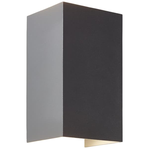BRILLIANT lampa Hilly LED utomhusvägglampa, 2-lågor, mörkgrå | 2x LED integrerad, 8,3W LED integrerad, (390lm, 3000K)