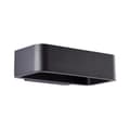 Miniatyrbillede 1 af 9: Brilliant | Golda LED udendørs væglampe 22x13cm sort | 1x LED integreret, 7W LED integreret, (510lm, 3000K)