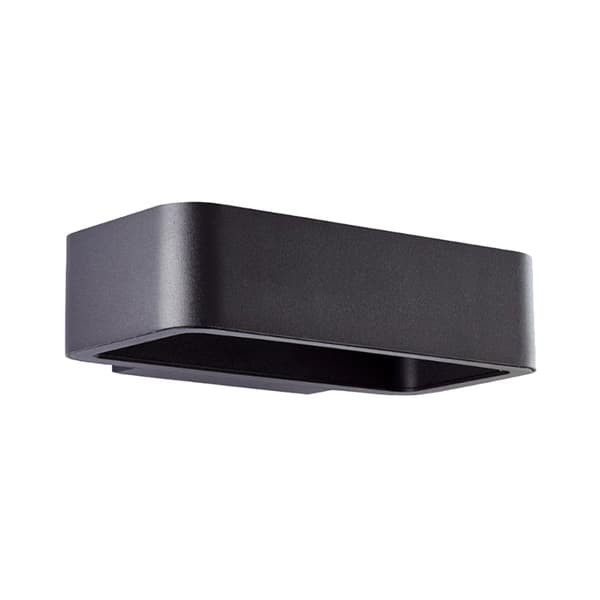 Brilliant | Golda LED udendørs væglampe 22x13cm sort | 1x LED integreret, 7W LED integreret, (510lm, 3000K)