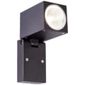 Pikkukuva 3 / 11: Brilliant | Burk LED ulkoseinävalaisin musta | 1x integroitu LED, integroitu 6W LED, (600lm, 3000K)