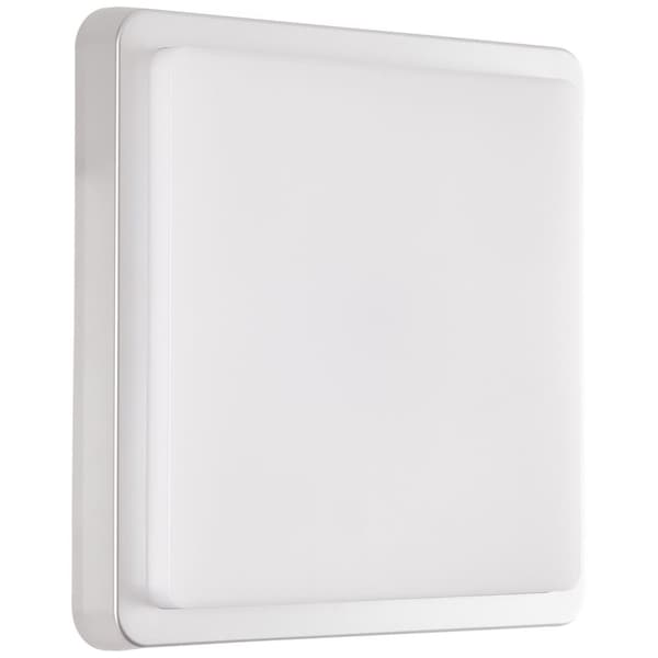 Brilliant | Devora LED udendørs væglampe 28x28cm sølv | 1x LED integreret, 12W LED integreret, (1500lm, 3000K)
