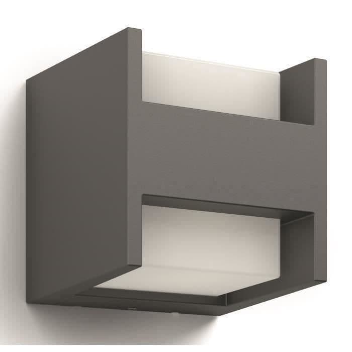 PHILIPS Utomhusvägglampa Arbor 2x4,5W 230V - Antracit