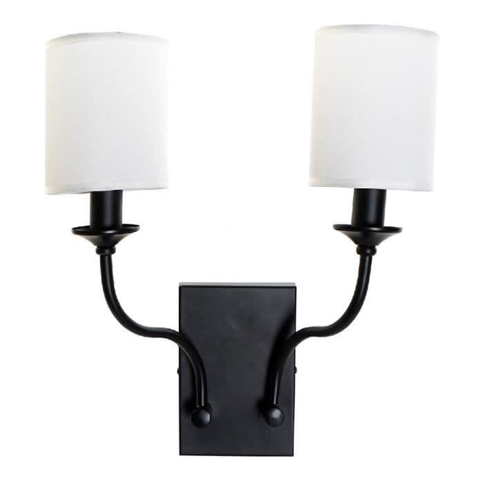 Vägglampa DKD Home Decor Polyester Metal (32 x 17 x 44 cm)