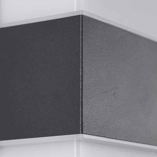Brilliant Archie LED udendørs væglampe antracit, metal/plast, 1x 7 W LED integreret, (lysstrøm: 680lm, lysfarve: 4000K)