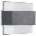 Miniatyrbillede 2 af 4: Brilliant Archie LED udendørs væglampe antracit, metal/plast, 1x 7 W LED integreret, (lysstrøm: 680lm, lysfarve: 4000K)