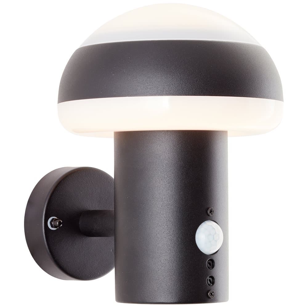 Brilliant Ilton LED utomhusvägglampa sandsvart, rostfritt stål/plast, 1x LED integrerad, 9 W, (ljusflöde: 1100lm, ljusfärg: 3000K)