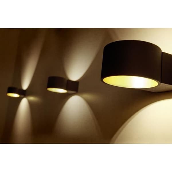 Trio Lacapo vägglampa 15 x 10,5 cm led stål 725 gram matt svart