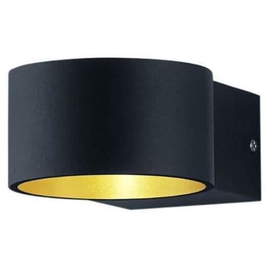 Trio Lacapo vägglampa 15 x 10,5 cm led stål 725 gram matt svart