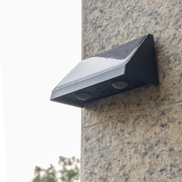 Solar væglampe down light udendørs lys auto på 1200 mAh 2800-3200K IPX4