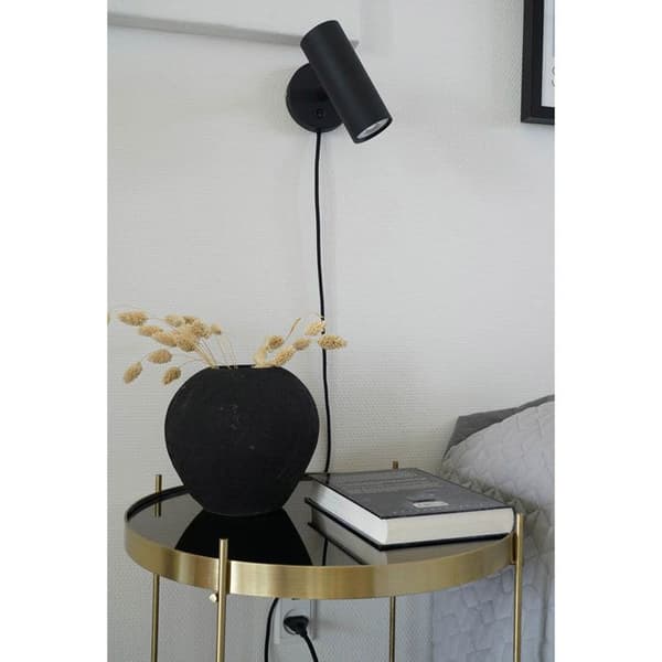 House Nordic LED vägglampa Lia Black 442794