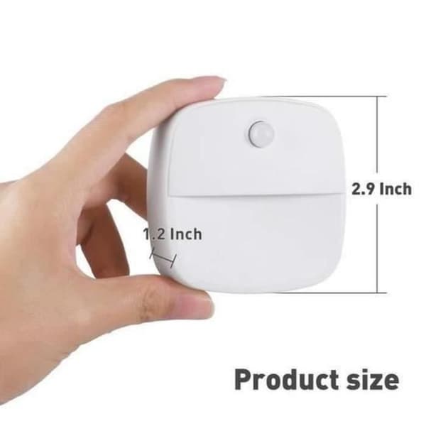 VV12705-[3-pack] LED-vägg nattljus Rörelsesensor, ljussensor, inomhusbelysning för Baby Room S