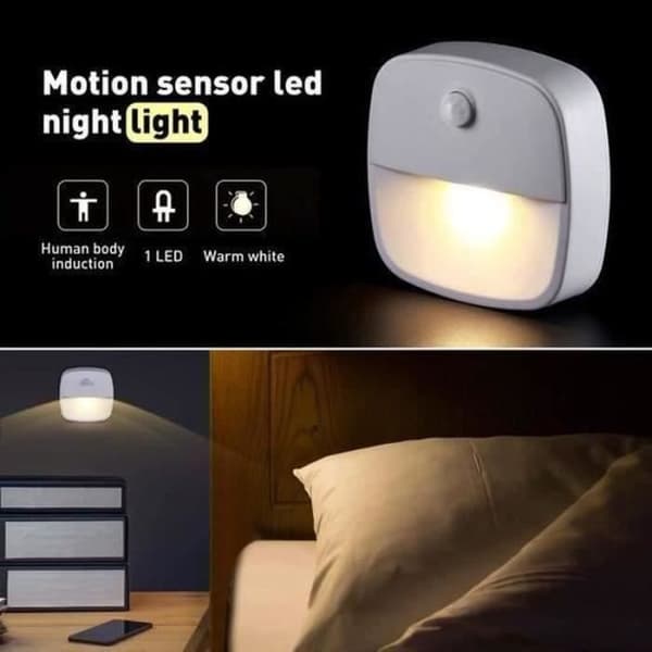 VV12705-[3-pack] LED-vägg nattljus Rörelsesensor, ljussensor, inomhusbelysning för Baby Room S