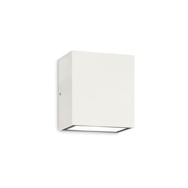 Cubic Up &amp; Down LED utomhusvägglampa Vit IP65, 3000K