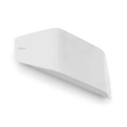 Vägglampa utomhus - FARO - Future - Polykarbonat - Vit - 20 W Vit